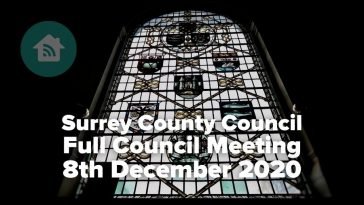 Surrey County Council Full Meeting of the Council 8th December 2020