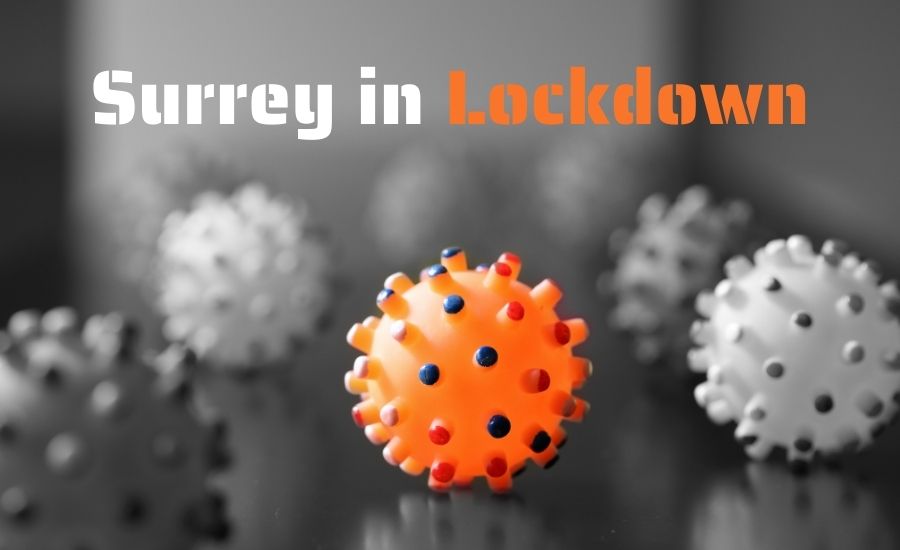 Surrey in lockdown
